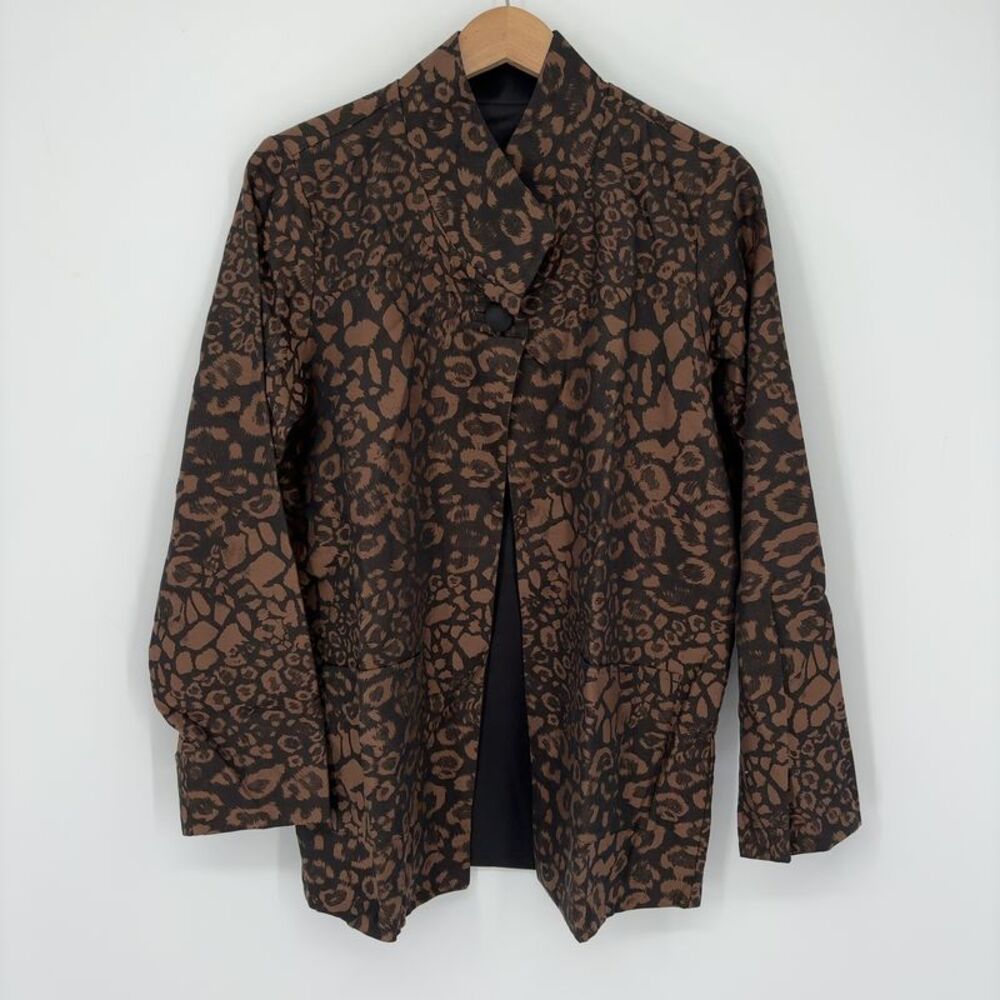 Hinson Wu Long Sleeve Constance Jacket in Caramel/Black